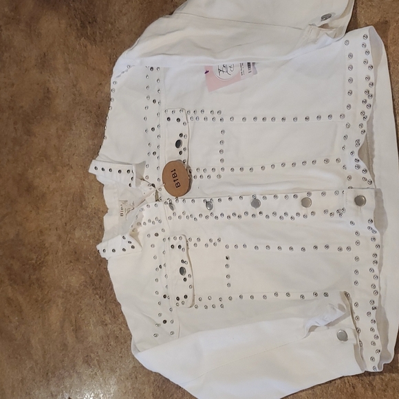 Bibi Boutique Brand studded Jean jacket - Picture 4 of 8